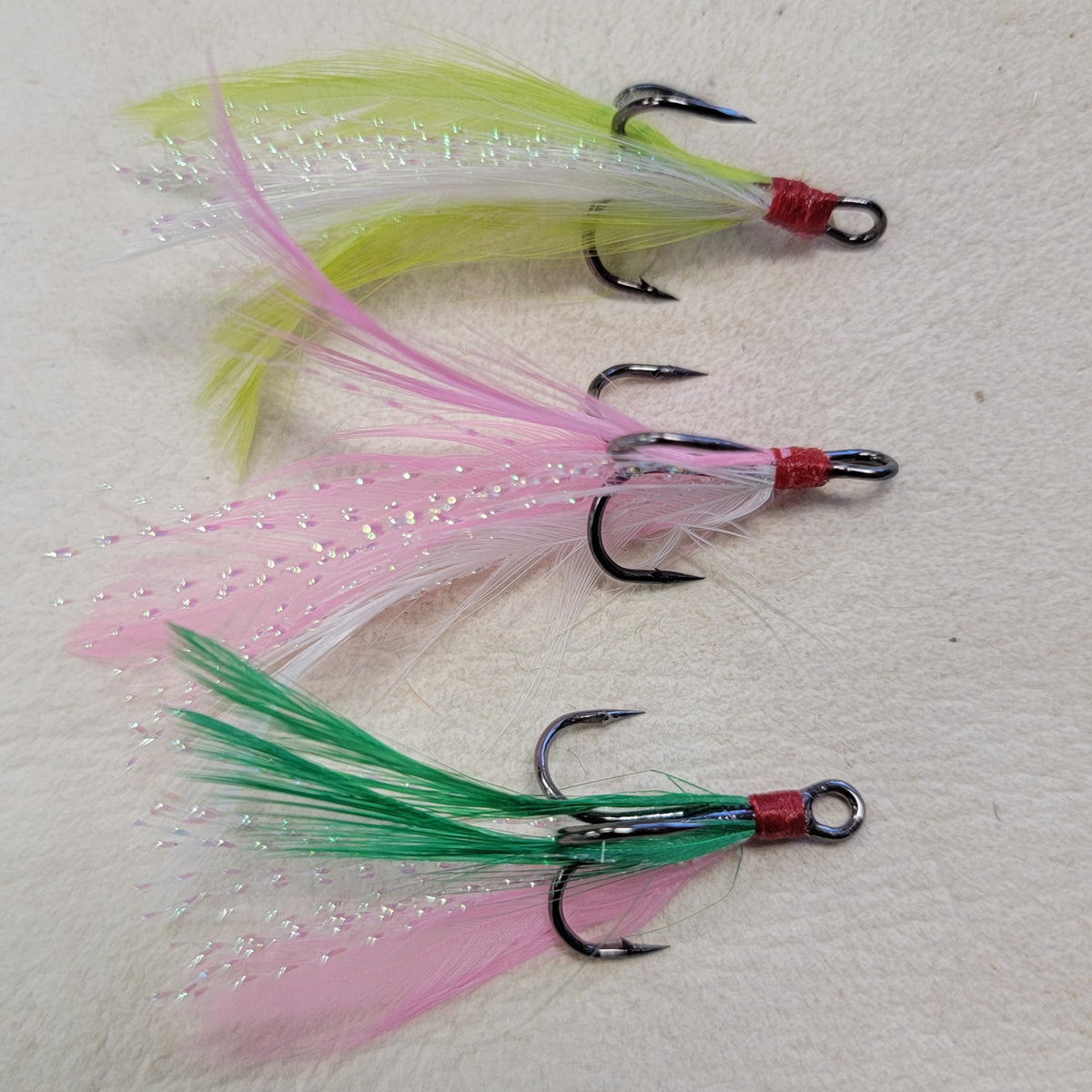 Dressed Treble Hooks Hunted Treasures
