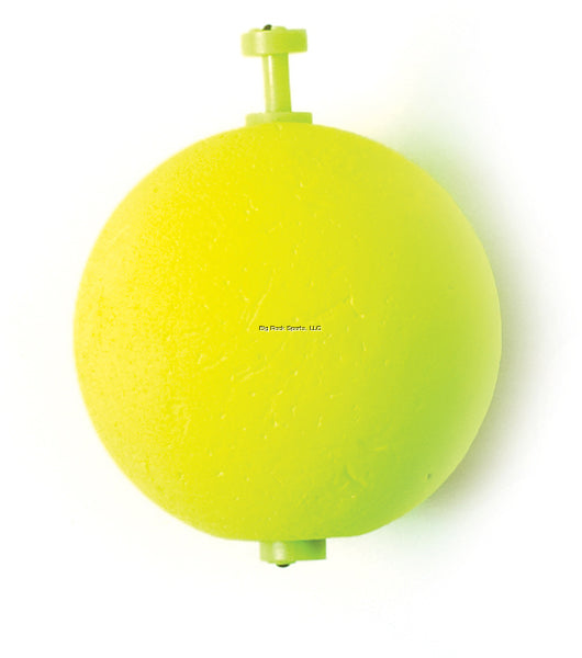 Foam Round Weighted Bobber 2 - Chartreuse