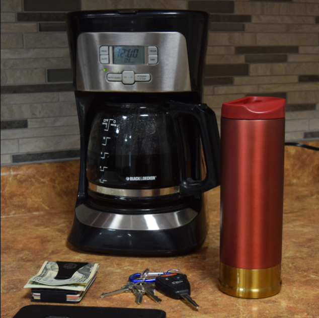 12GA Shotgun Shell 18oz Stainless Steel Travel Mug Hunted Treasures