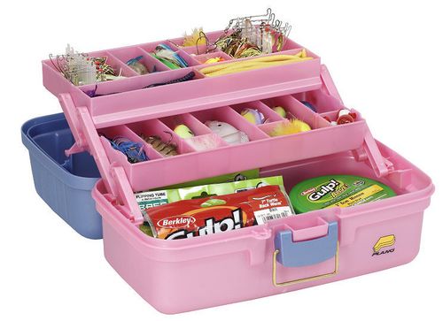 Two-Tray Tackle Box - Pink – Hunted Treasures