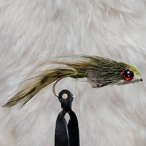 Olive Sculpin Muddler Minnow with Eyes