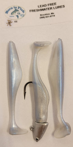 4" Shad Bodies (3 pack) - Lead Free