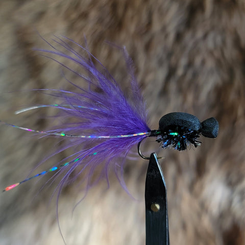 Purple Marabou Foam Beetle