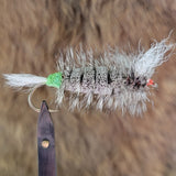 Salmon Bomber - Grizzly Hackle Colored Butt