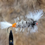 Salmon Bomber - Grizzly Hackle Colored Butt