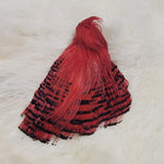 Complete Golden Pheasant Head Dyed