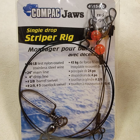 Wire Striper Rigs - Single Dropper – Hunted Treasures