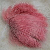 Deer Belly Hair Dyed from White