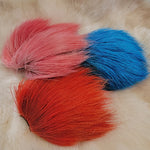 Deer Belly Hair Dyed from White