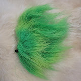 Deer Belly Hair Dyed from White