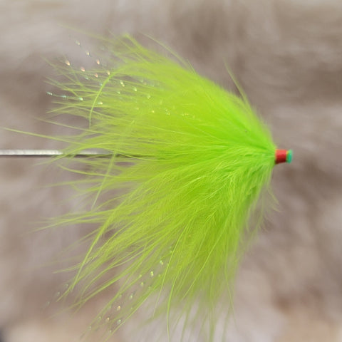 Marabou Tube Fly - Chartreuse