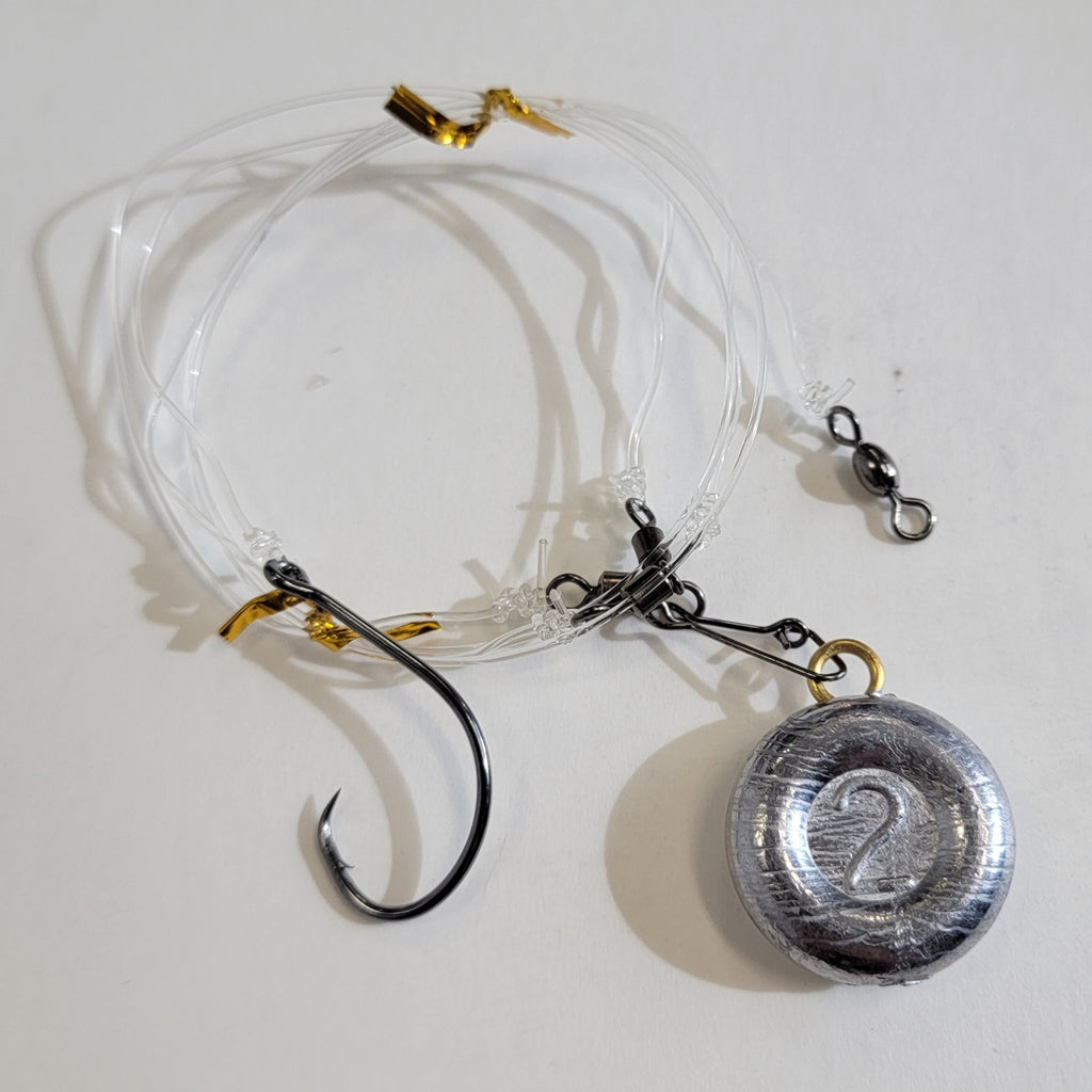 No Rool Rig Striped Bass Rig with No Roll Sinker – Hunted Treasures