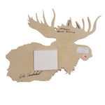Handcrafted Wooden Moose Wall Plaque