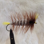 Salmon Bomber - Brown Body, Yellow Wing & Tail