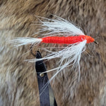 Red Butterfly Spinner Streamer