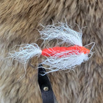Red Butterfly Spinner Streamer