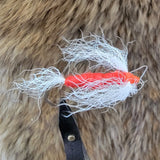 Red Butterfly Spinner Streamer