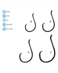 Octopus Circle Hooks (Offset-Point)