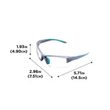 Girls With Guns Assure Protective Safety Glasses & Earmuffs Combo Set, Gray/Teal/Black