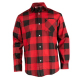 Flannel Shirt with Plastic Buttons - Assorted Colors