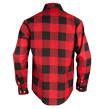 Flannel Shirt with Plastic Buttons - Assorted Colors