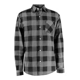 Flannel Shirt with Plastic Buttons - Assorted Colors