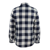 Flannel Shirt with Plastic Buttons - Assorted Colors