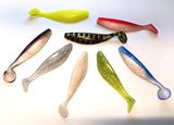 4" Shad Bodies (3 pack) - Lead Free