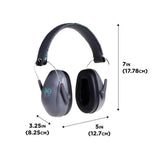 Girls With Guns Assure Protective Safety Glasses & Earmuffs Combo Set, Gray/Teal/Black
