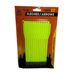 Crossbow Bolt 6.25″ Plastic Body - 12 Pack