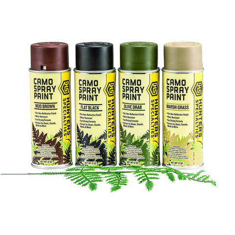 Camo Spray Paint Kit with Leaf Stencil