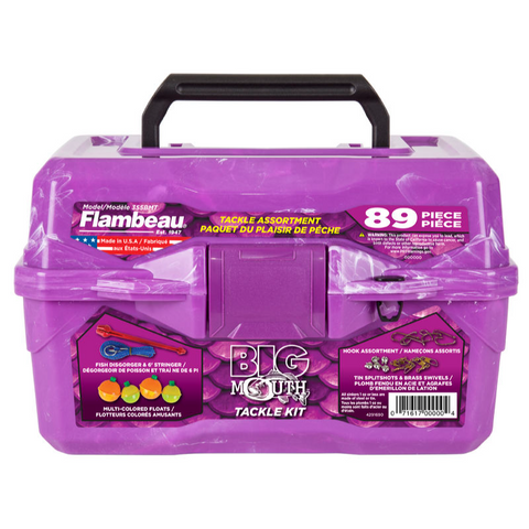 Big Mouth Tackle Box Kit - Purple Swirl – Hunted Treasures