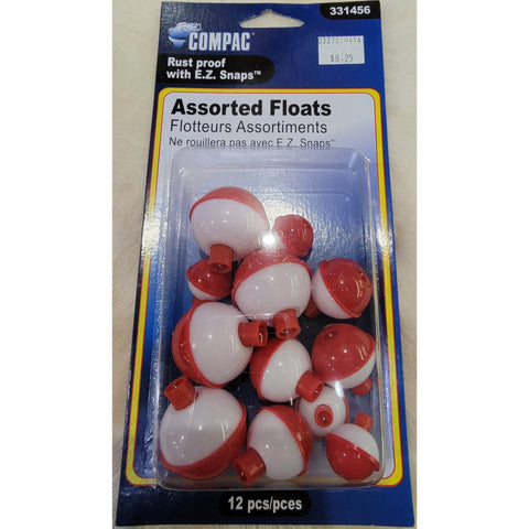 Assorted Plastic Bobber Pack