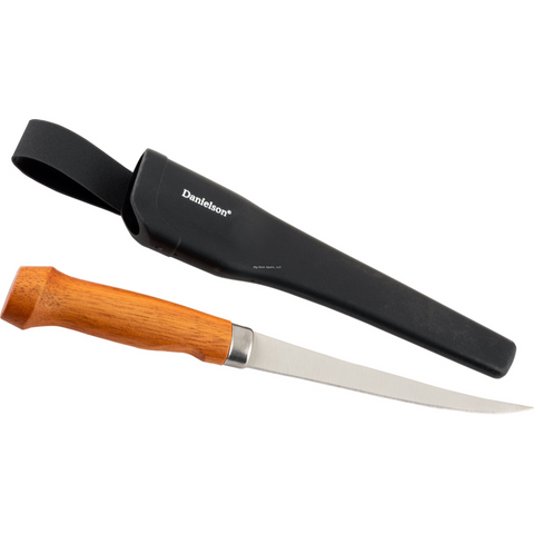 Stainless Steel Fillet Knife with Wooden Handle