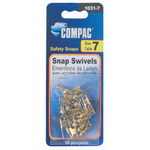 Barrel Swivels with Safety Snaps