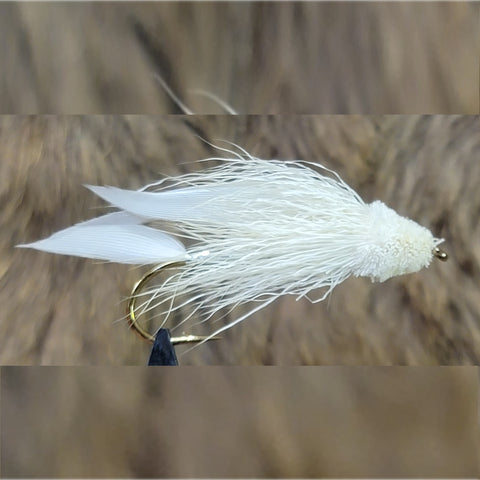 White Muddler Streamer