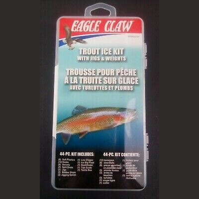 Trout Ice Kit with Jigs & Weights - 44pc.