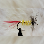 Grey and Yellow Hackle Fly