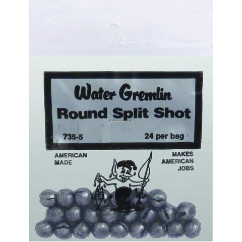 Round Split Shot Sinkers