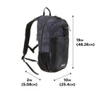 Girls With Guns Midnight Deluxe Backpack with Lockable Concealed Carry, Black/Shade Blackout Camo
