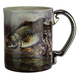 Bass Scene Large Capacity Ceramic Mug - 15oz