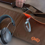 Girls With Guns Assure Protective Safety Glasses & Earmuffs Combo Set, Gray/Teal/Black