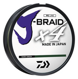 J-Braid X4 Braided Line - Dark Green
