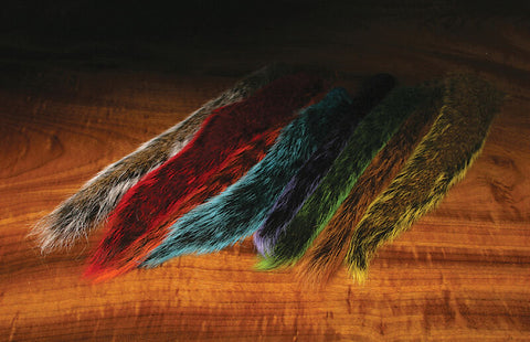 Gray Squirrel Tail Dyed