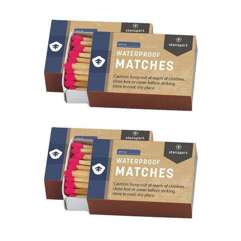Waterproof Matches - 4 Pack