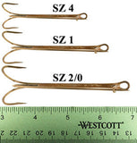 Mustad 7904 BR Double Live Bait / Liver Hook 2/0-10