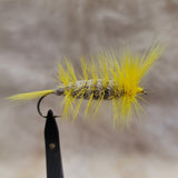Salmon Bomber - Yellow Hackle, Wing & Tail