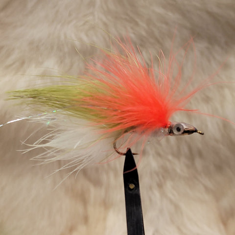 Olive and Orange Marabou Minnow