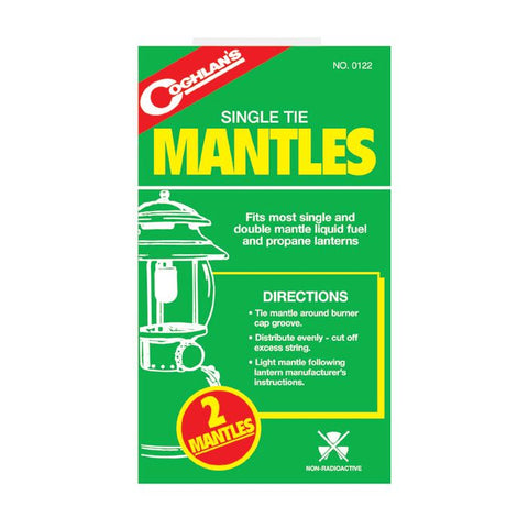 Single Tie Mantles - 2 Pack