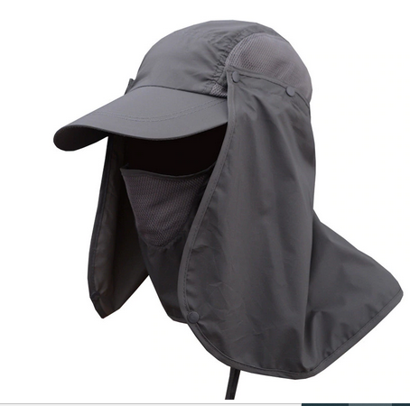 Cap with Removable Face and Neck Cover
